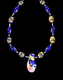 ETRUSCAN NECKLACE - VINTAGE BEADS AND MODERN ART